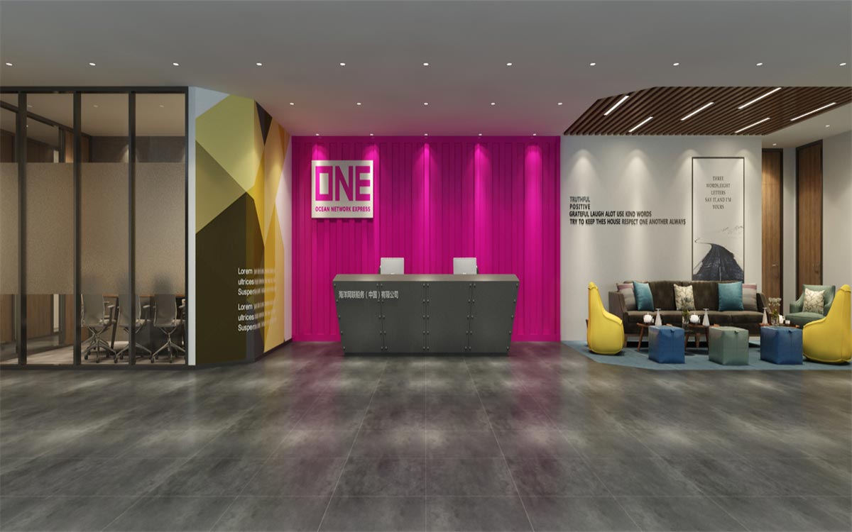 深圳辦公室設計方案-前臺 深圳辦公室設計方案-前臺