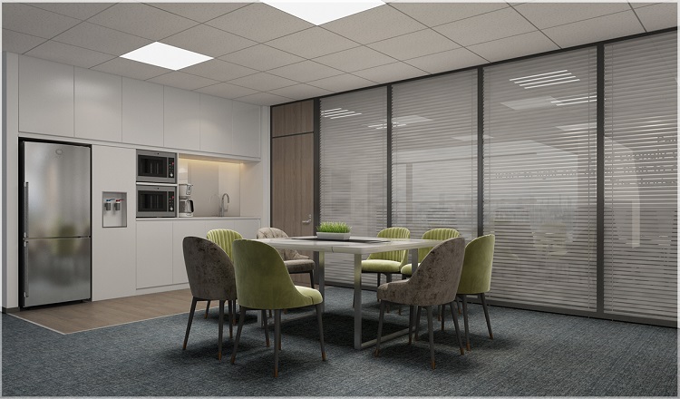 辦公室裝修：衛(wèi)生間地面平穩(wěn)施工，加洲建設(shè)護(hù)航